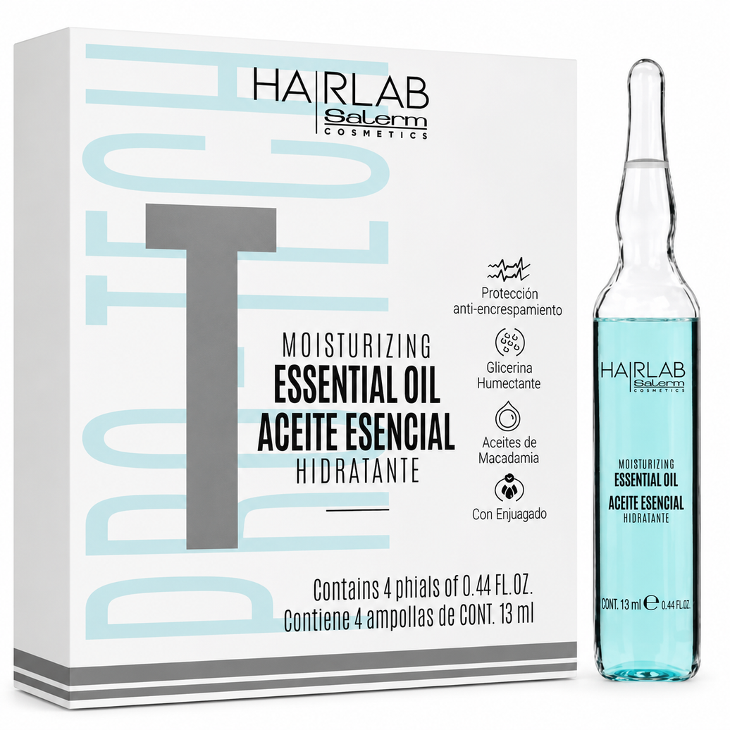 Salerm HairLab aceite esencial hidratante 4 ampollas de 13ml