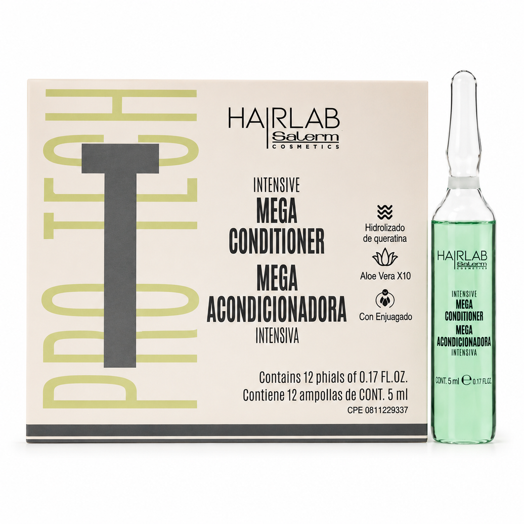 Salerm HairLab mega acondicionadora intensiva 12 ampollas de 5ml
