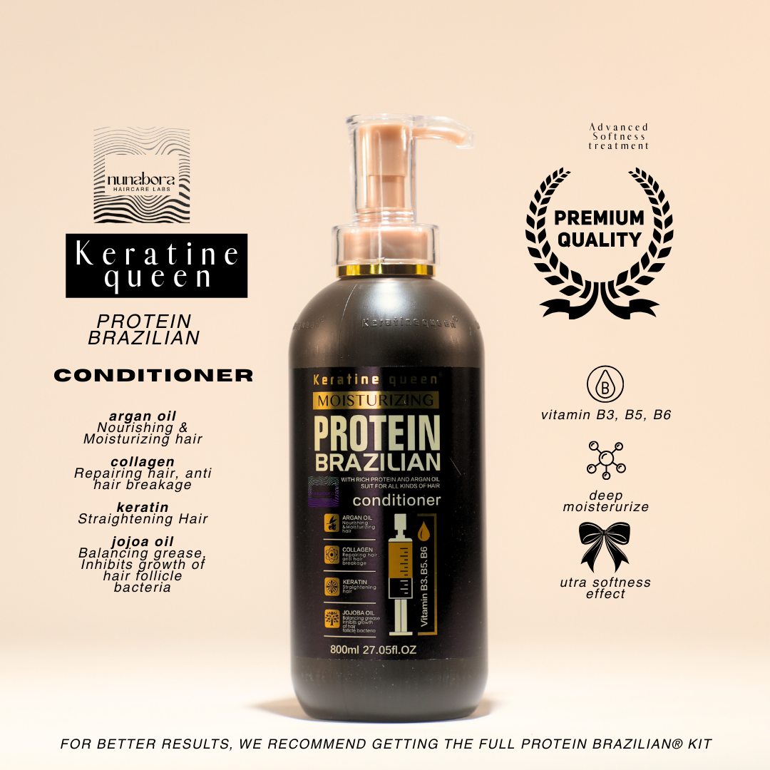 Protein Brazilian set shampoo 800 ml  y acondicionador 800 ml  (libre de sulfatos)