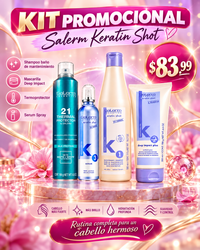 Kit Salerm Keratin Shot | Hidratación, Brillo y Control del Frizz (Copia)