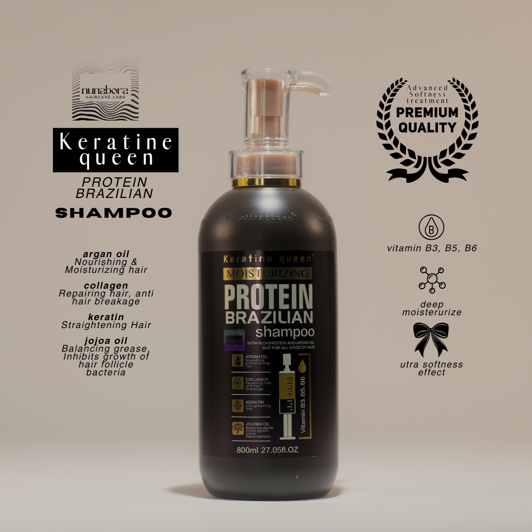 Full kit Brazilian Protein (shampoo 800 ml, acondicionador 800ml, mascarilla 1kg y serum 100ml)