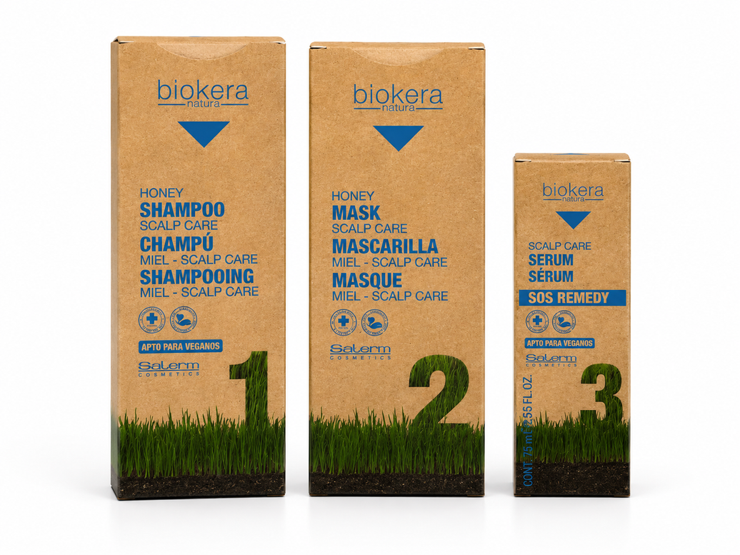 Kit Biokera Scalp Care (Sin Sulfatos) – Salerm Hair Lab | 3 Productos