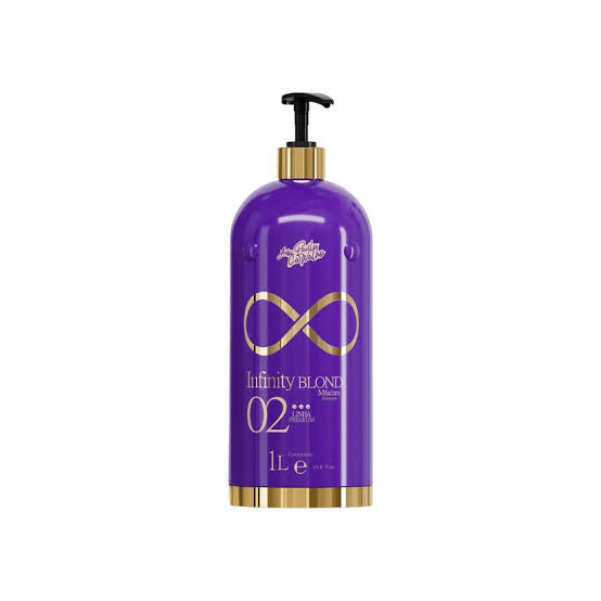 Alisado Infinity Blond 1L especial para cabello rubio sin formol