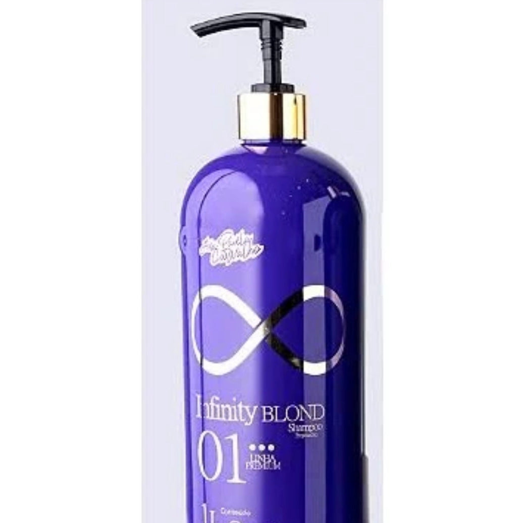 Shampoo Infinity Blond 1L matizador para cabello rubio